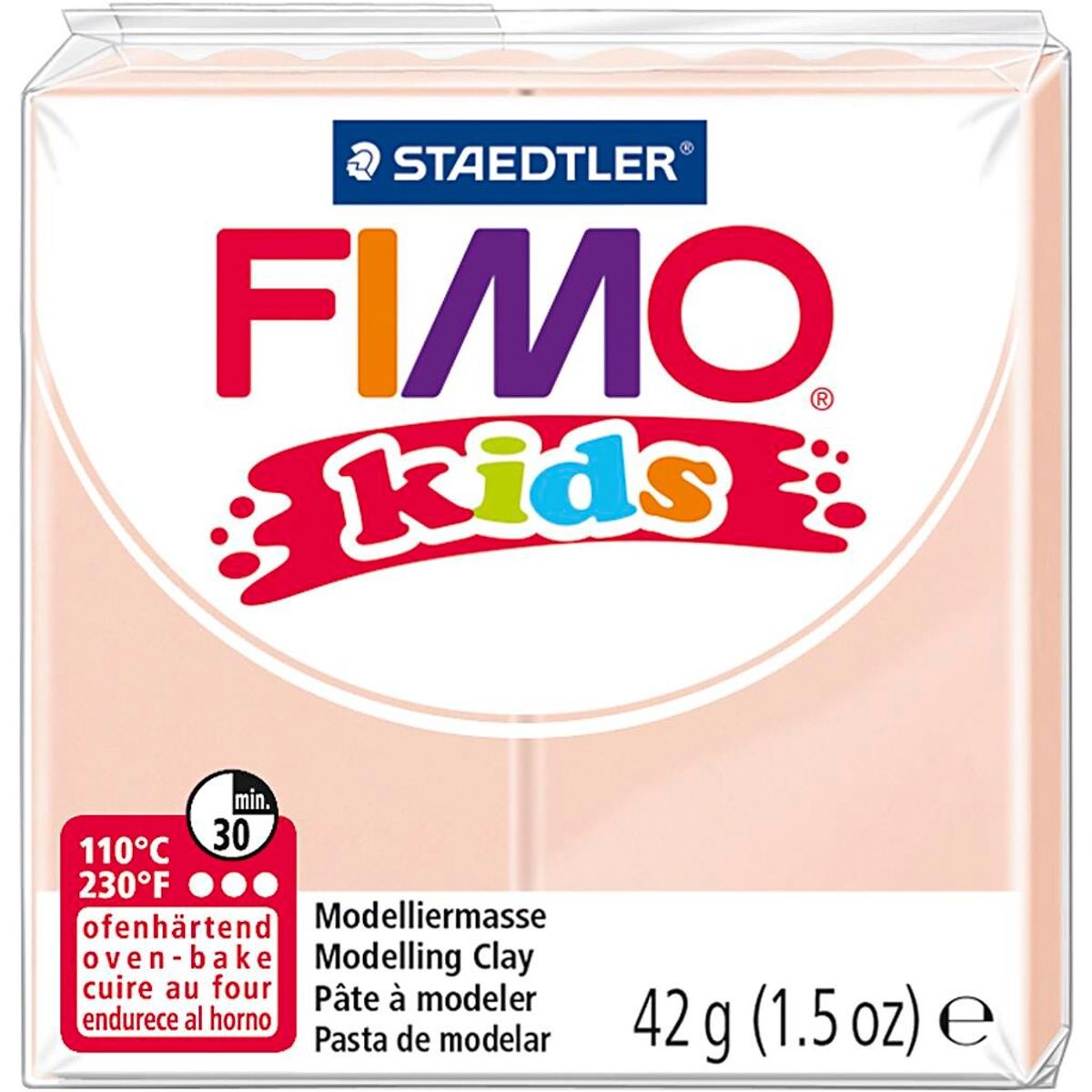 FIMO® Kids ler lys pudder 42 g