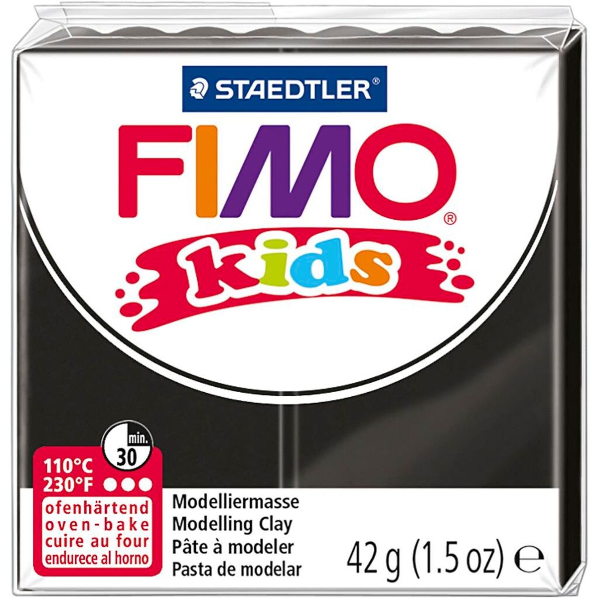 FIMO® Kids ler sort 42 g