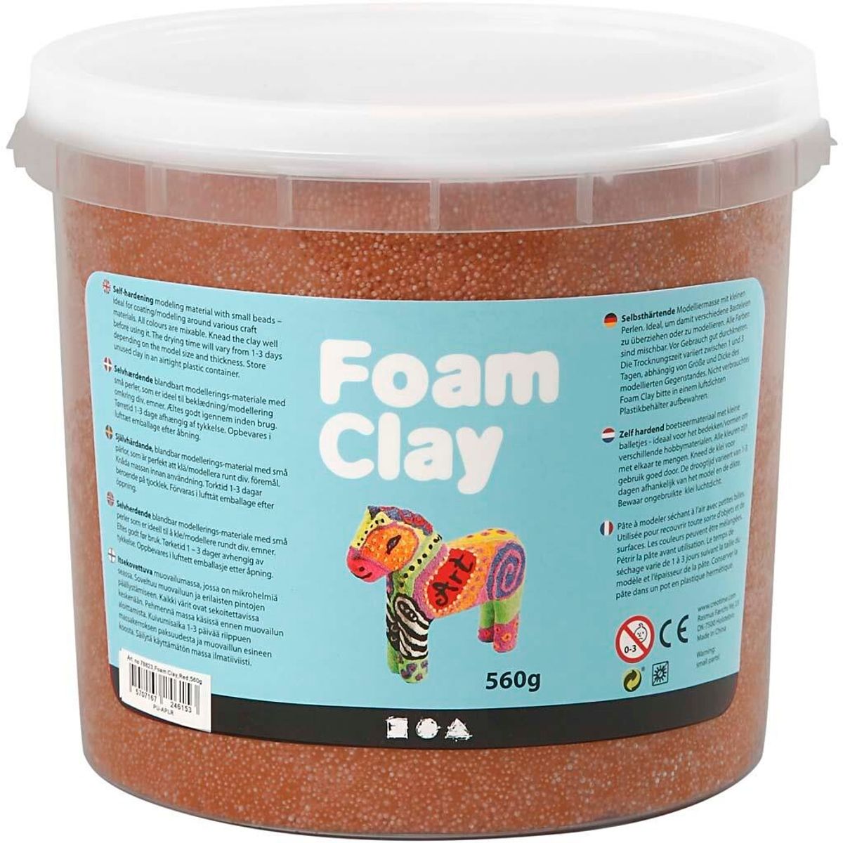 Foam Clay®, brun, 560g