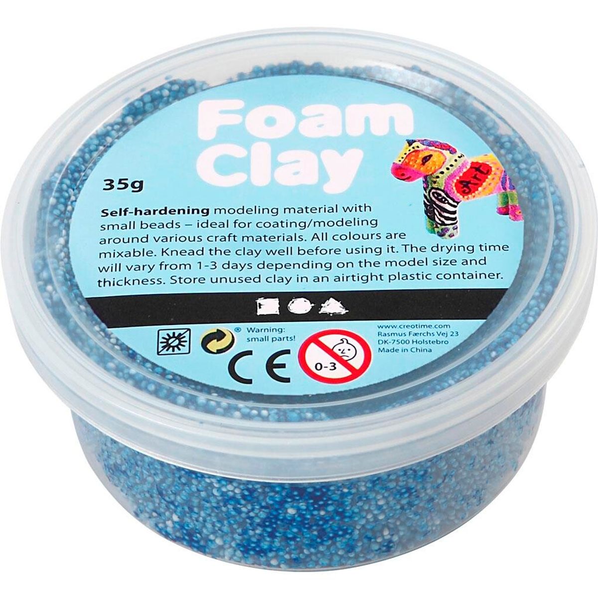 Foam Clay, blå, 35 g