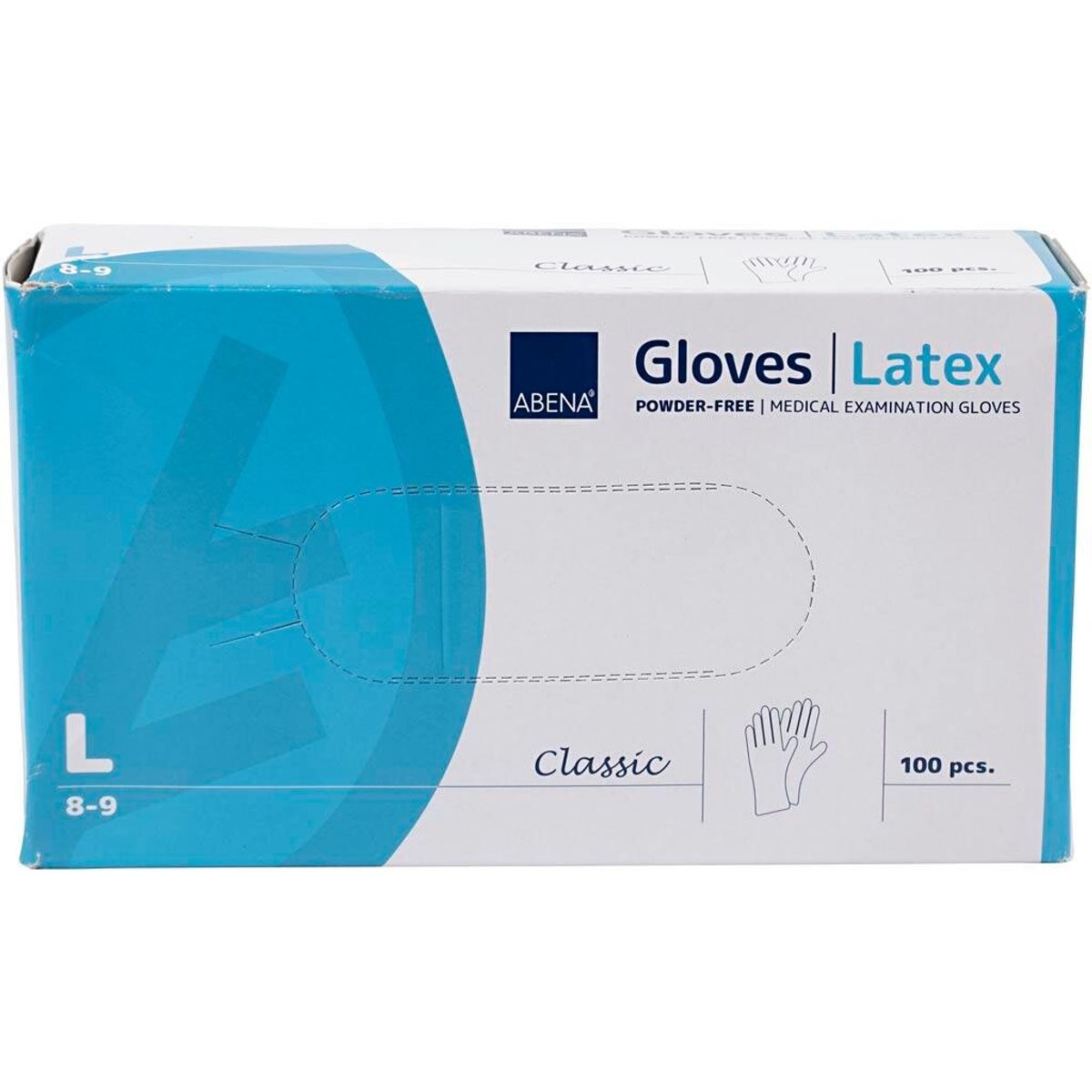 Latex handsker, large , 100 stk.