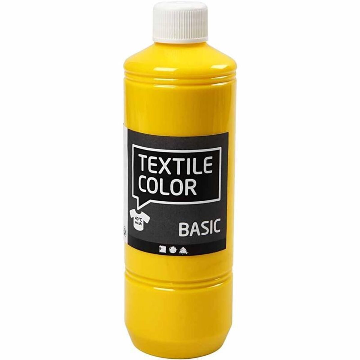 Textile Color, primær gul, 500 ml