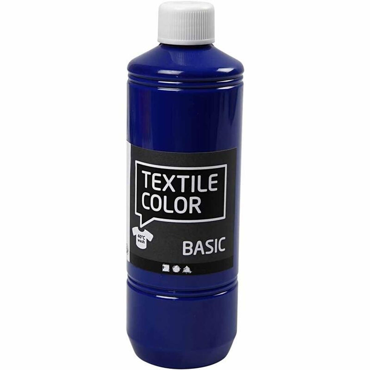 Textile Color, primær blå, 500 ml