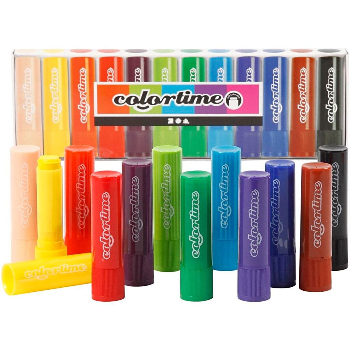 Soft Color Stick, 6,5 g, ass. farver, 12