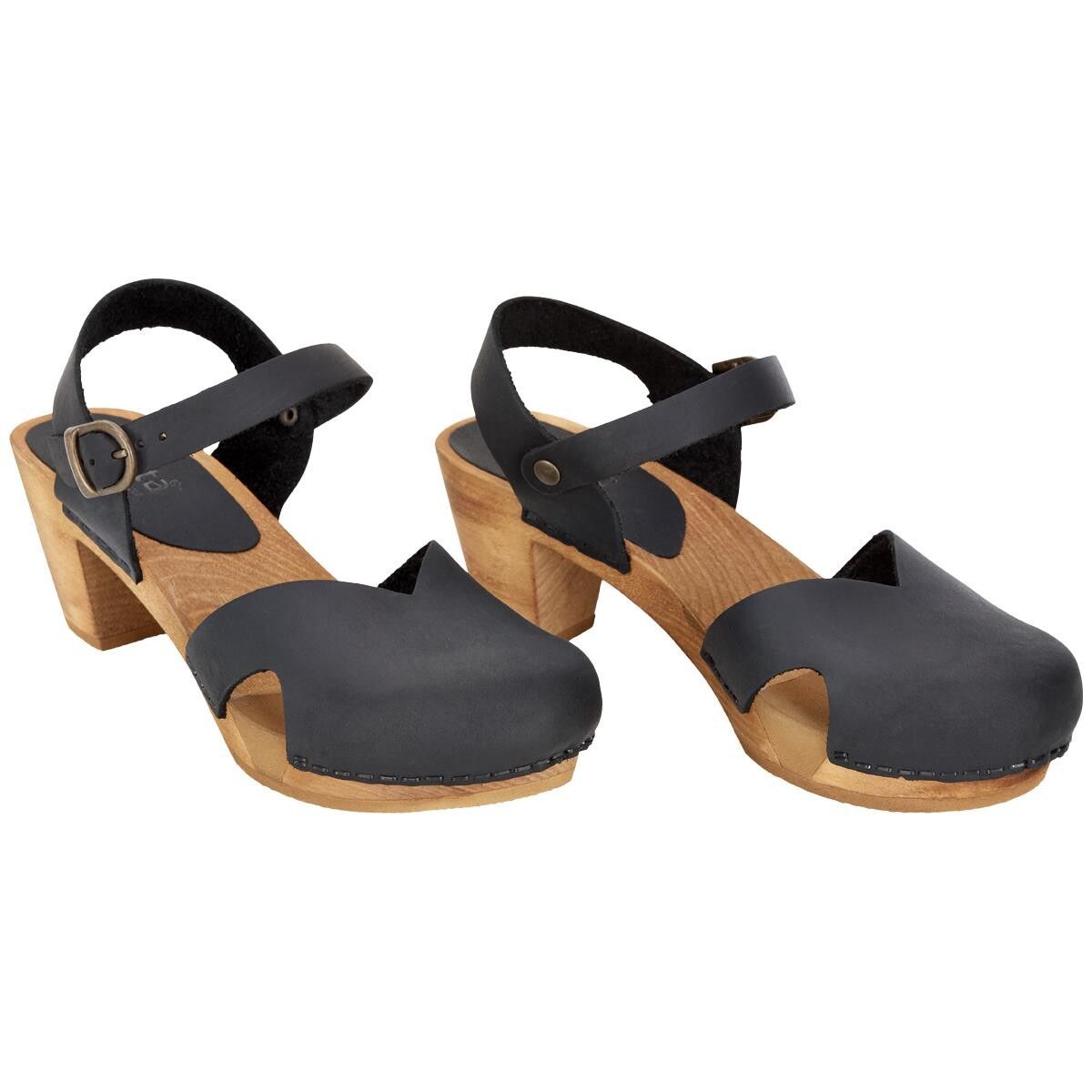 Sanita Matrix Flex Sandal Sort, Størrelse: 41, Dame