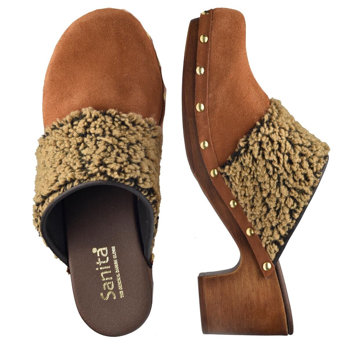 Sanita Non Wood Senna Sandal Brun, Størrelse: 41