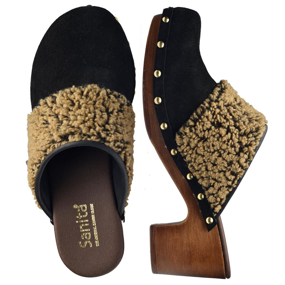 Sanita Non Wood Senna Sandal Sort, Størrelse: 37