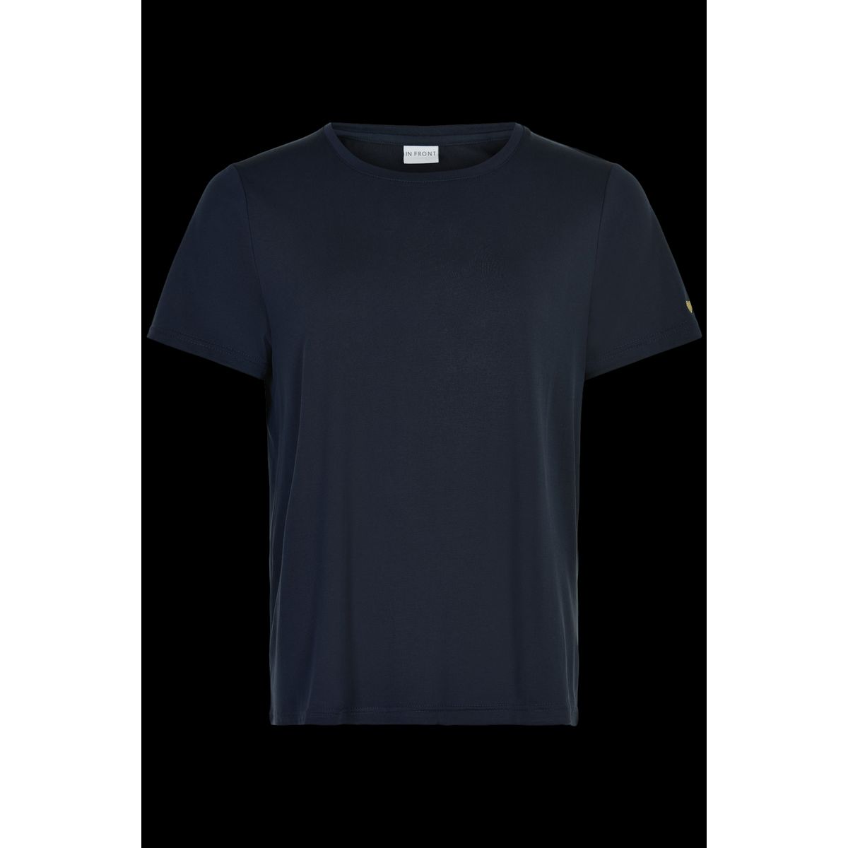 IN FRONT Nina T-shirt, Farve: Navy, Størrelse: M, Dame