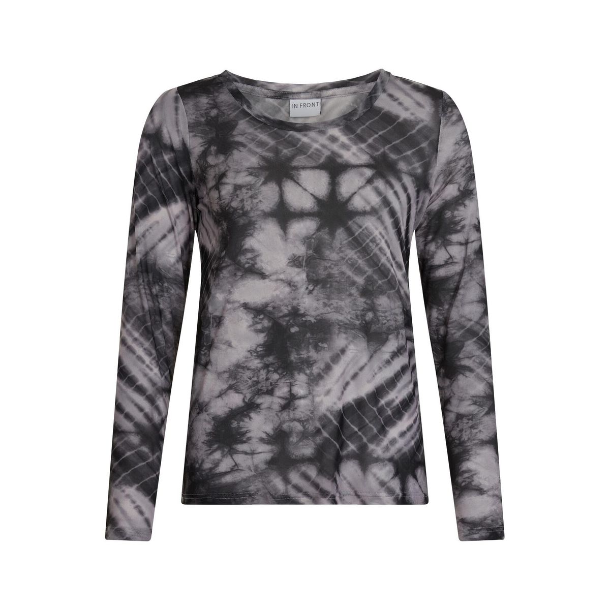 IN FRONT Mesh T-shirt, Farve: Grey, Størrelse: S, Dame