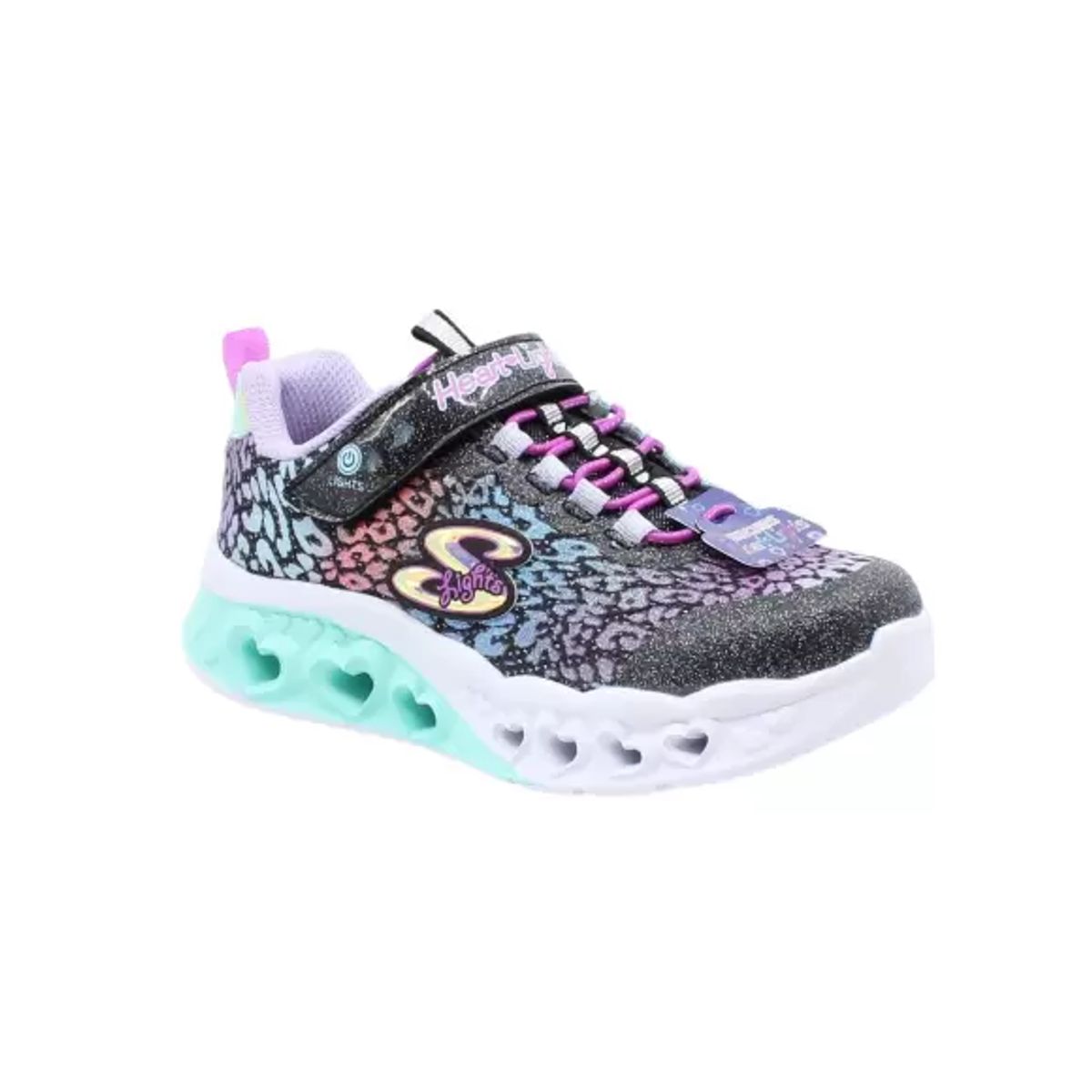 Skechers Girls Flutter Heart 302314L BKMT