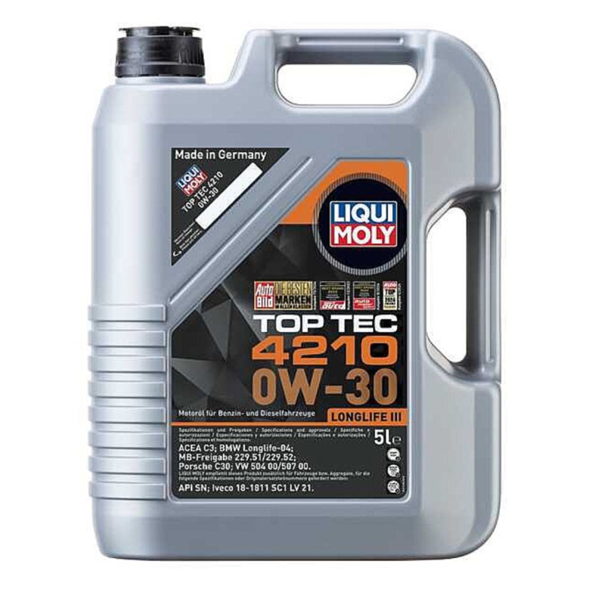 Top tec 4210 Liqui moly 0W30 Motorolie i 5l