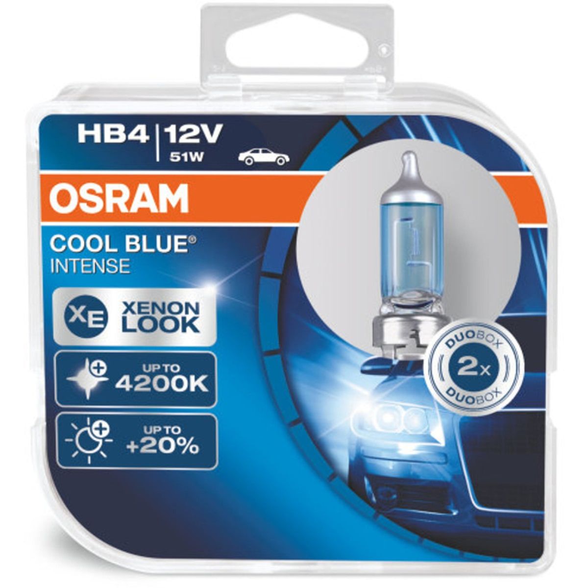 Osram HB4 Cool Blue Intense pærer sæt (2 stk.) pakke