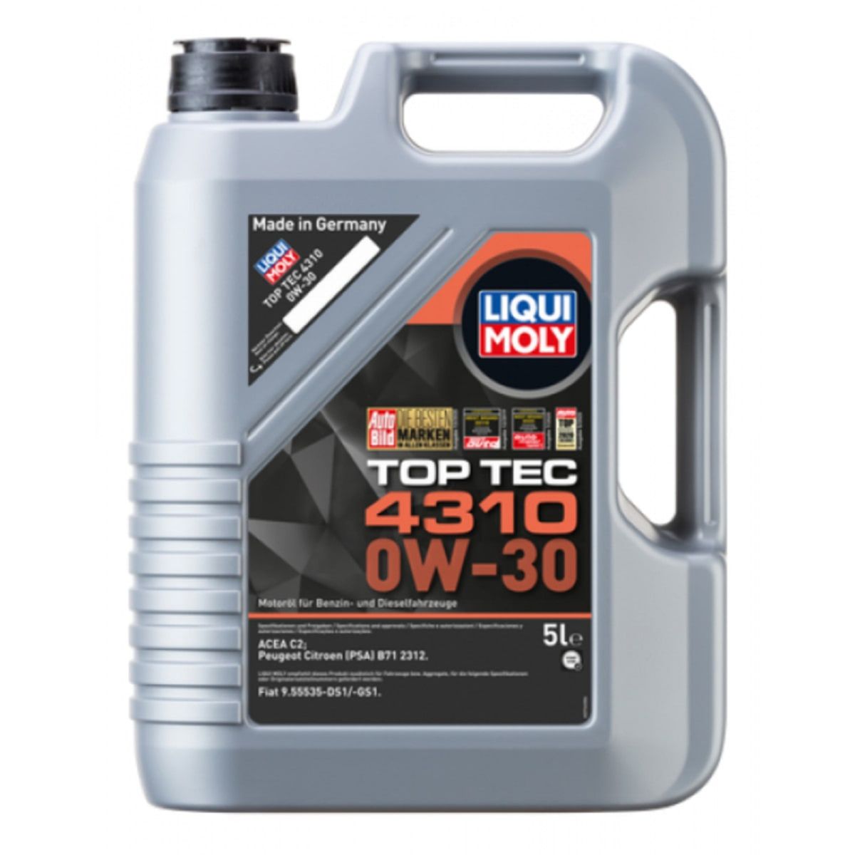 Top tec 4310 Liqui moly 0W30 Motorolie i 5l