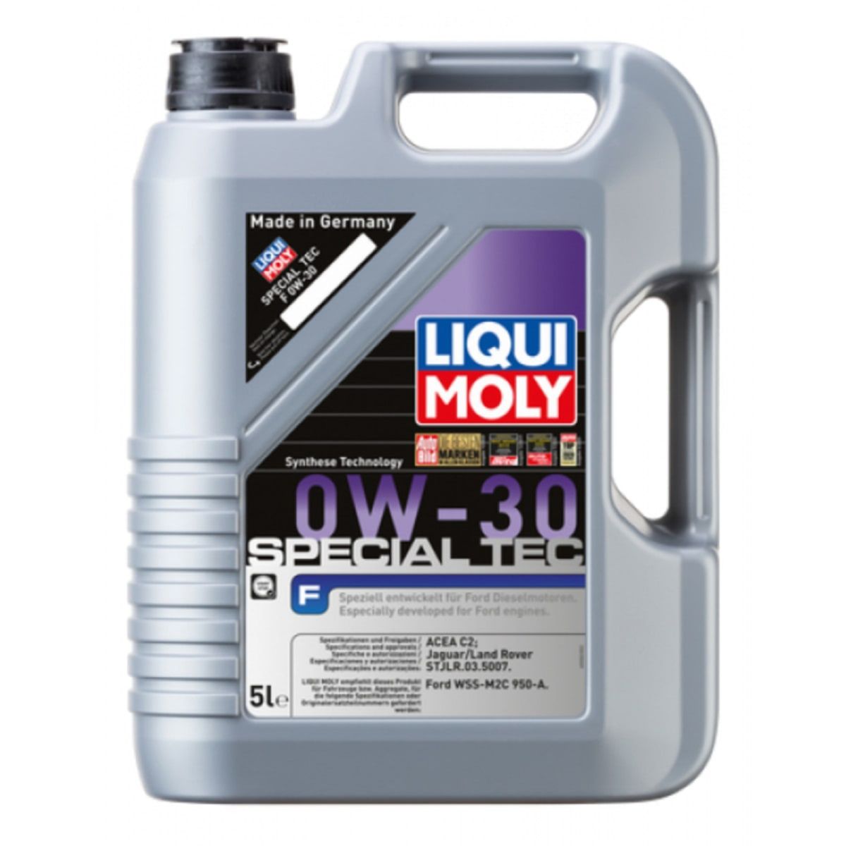 Special Tec F 0w30 motorolie til Ford fra Liqui Moly, i 5l dunk