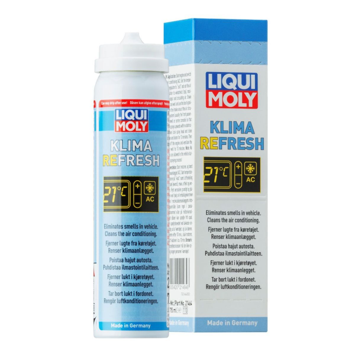 Klima REfresh, renser og desinficerer klima-anlæg / Air-condition, 75ml