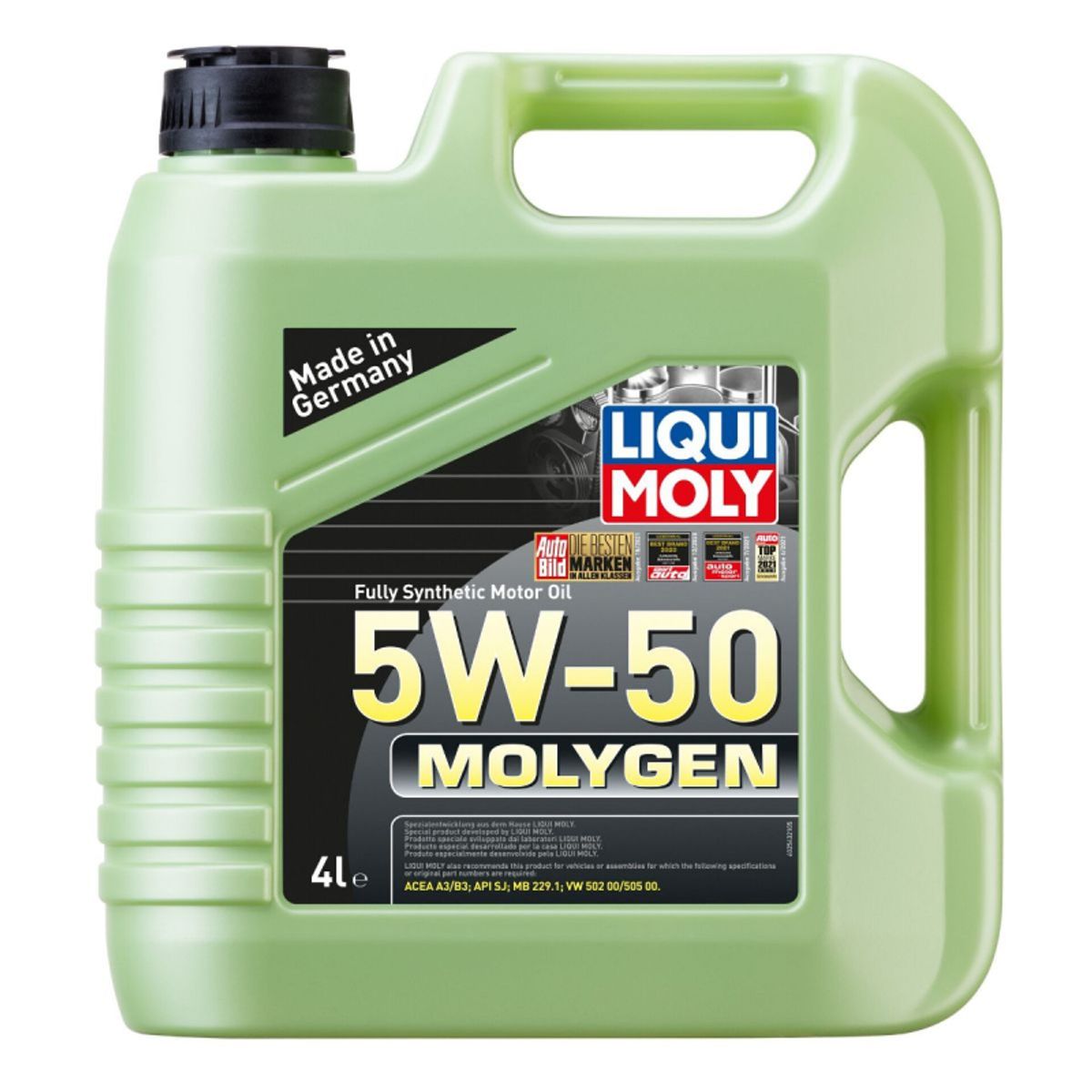 5W50 Molygen New generation motorolie fra Liqui Moly, i 4l dunk