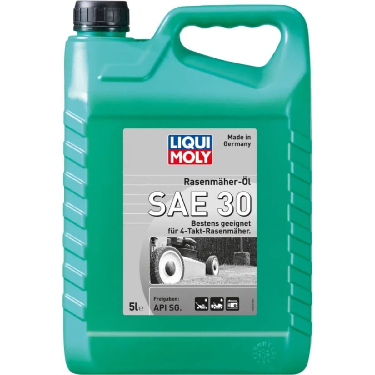 SAE 30, Plæneklipperolie / Motorolie fra Liqui Moly i 5 liters dunk