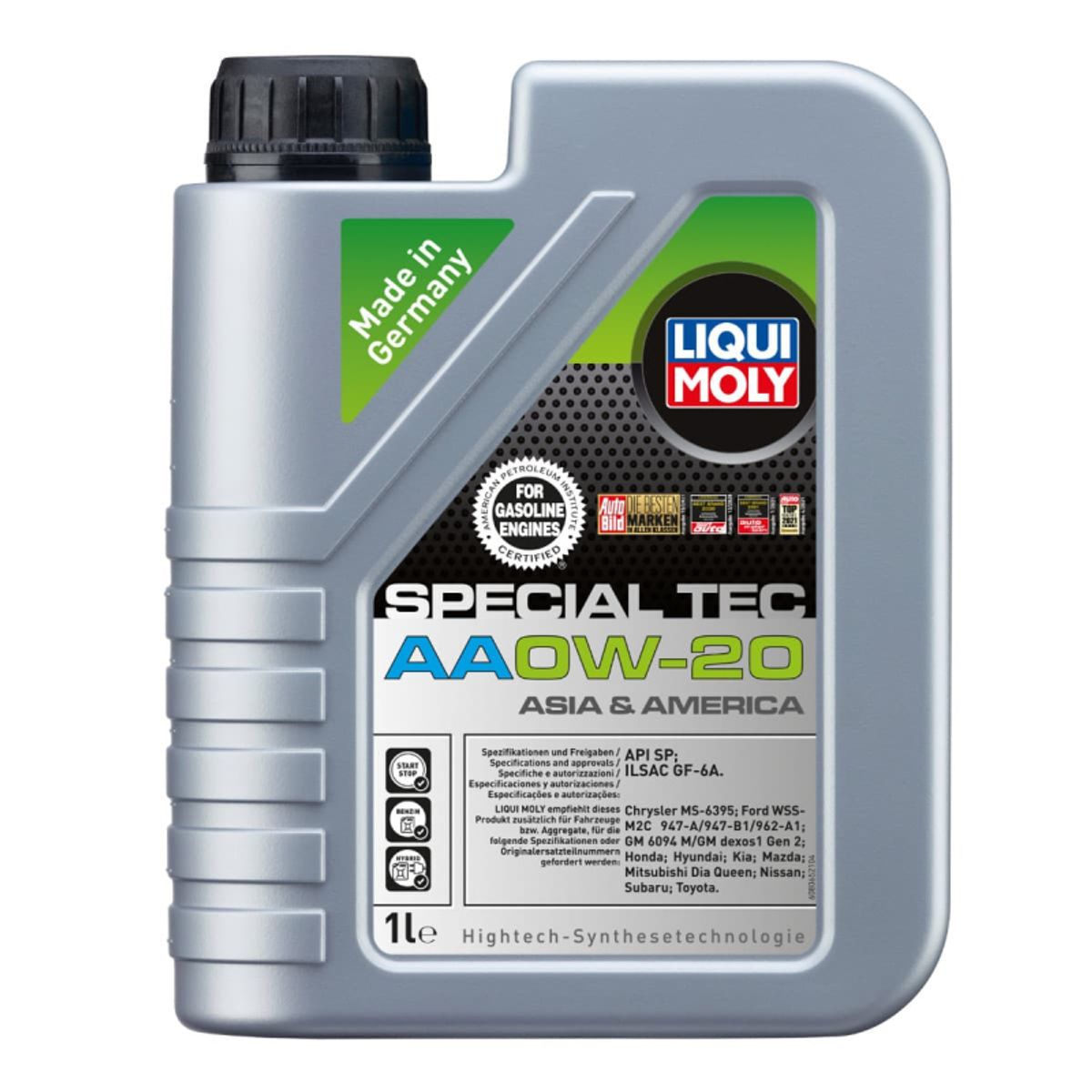 Special Tec AA 0W20 Motorolie fra Liqui Moly, i 1l dunk