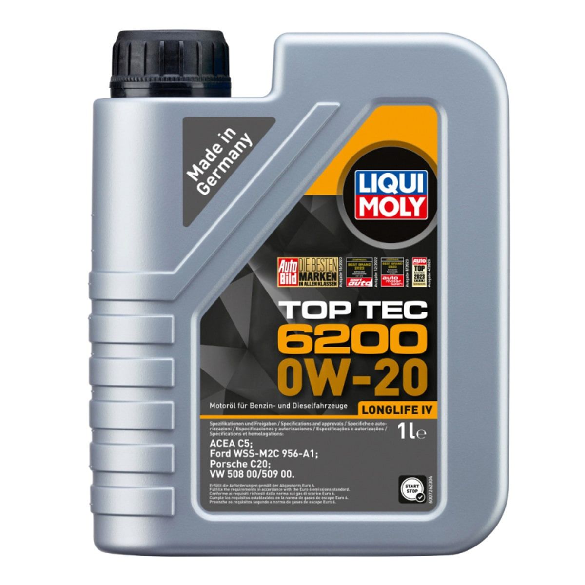 Top tec 6200 Liqui moly 0W20 Motorolie i 1 liter