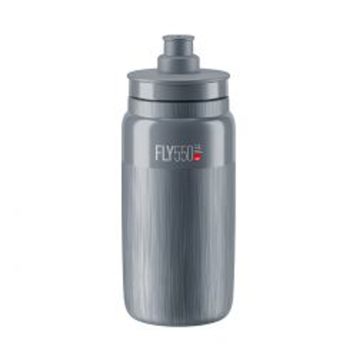 Elite Bottle FLY TEX Grey, Grey Logo 550ml - Drikkeflaske