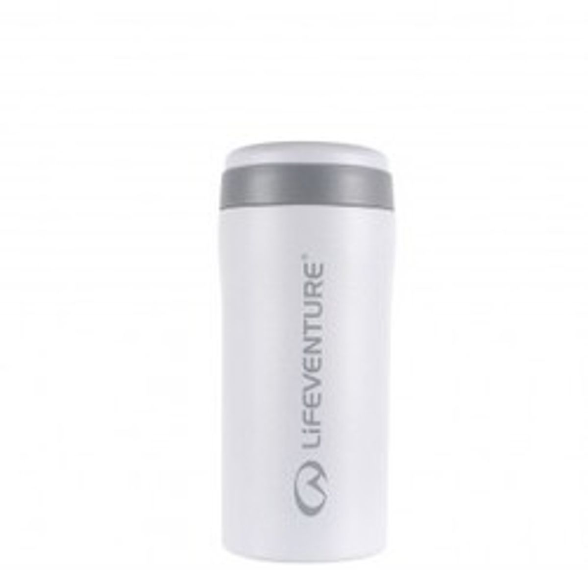 Lifeventure Thermal Mug - Matt Light Grey - Str. Stk. - Termokrus