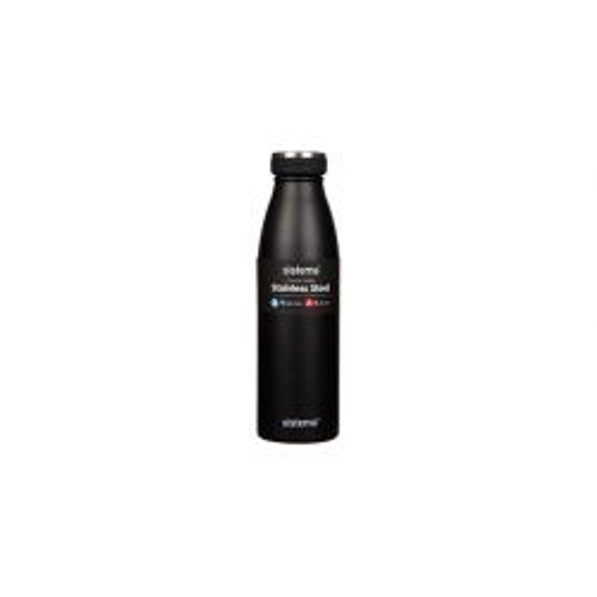 Sistema 500ml Stainless Steel Bottle Black - Termoflaske