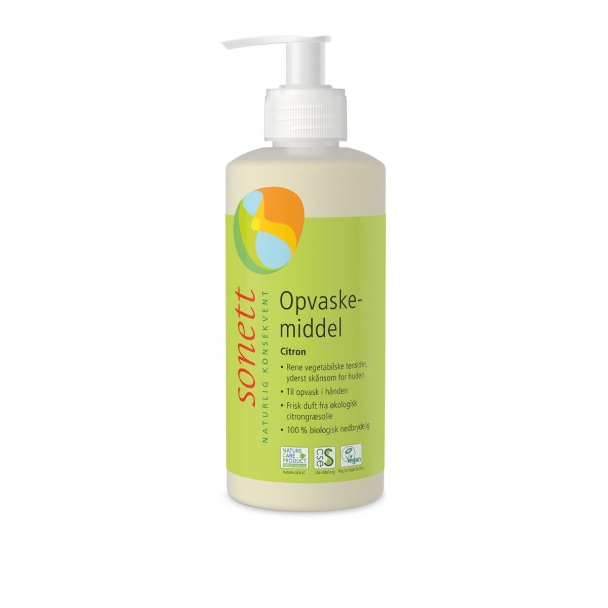 Sonett opvaskesmiddel - citron 300 ml