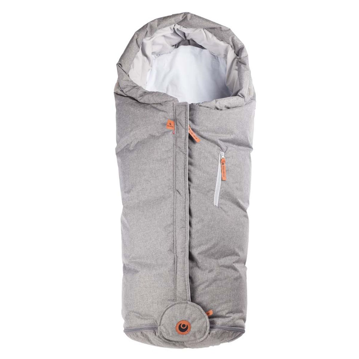 Easygrow kørepose hood norse - grey melange