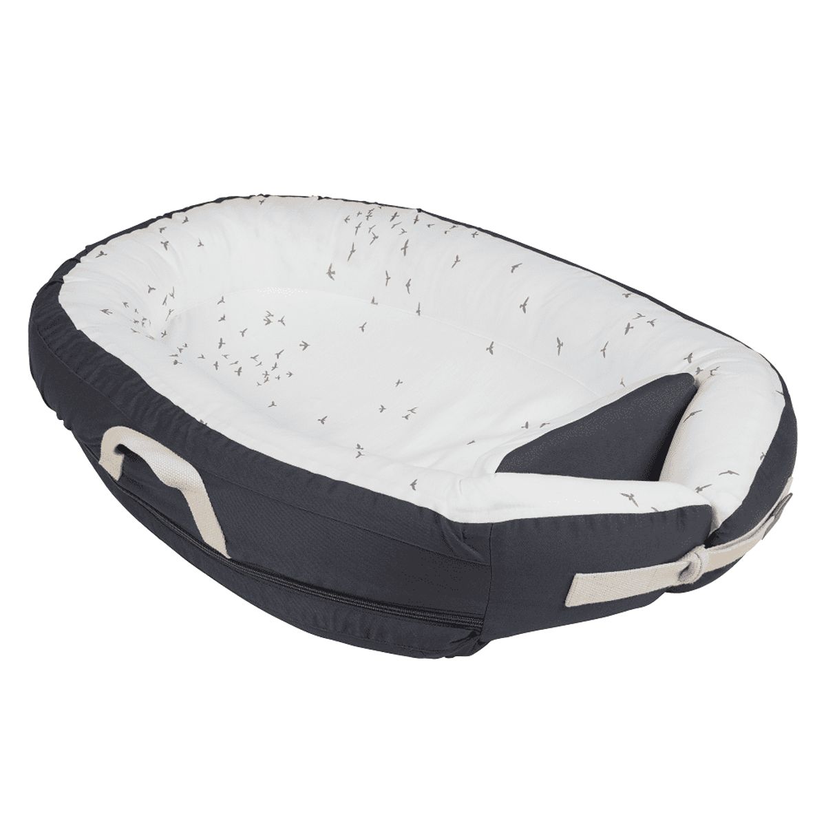 Voksi Babynest Premium Dark Grey Flying