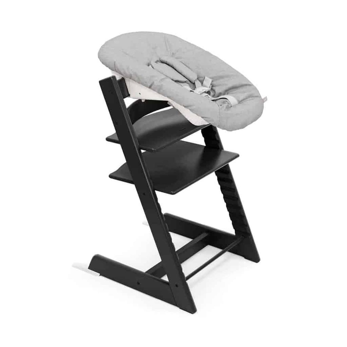 Stokke Tripp Trapp BØG + Newborn Set - Sort - Grey