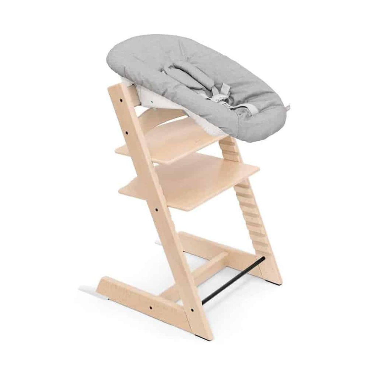 Stokke Tripp Trapp BØG + Newborn Set - Natur - Grey