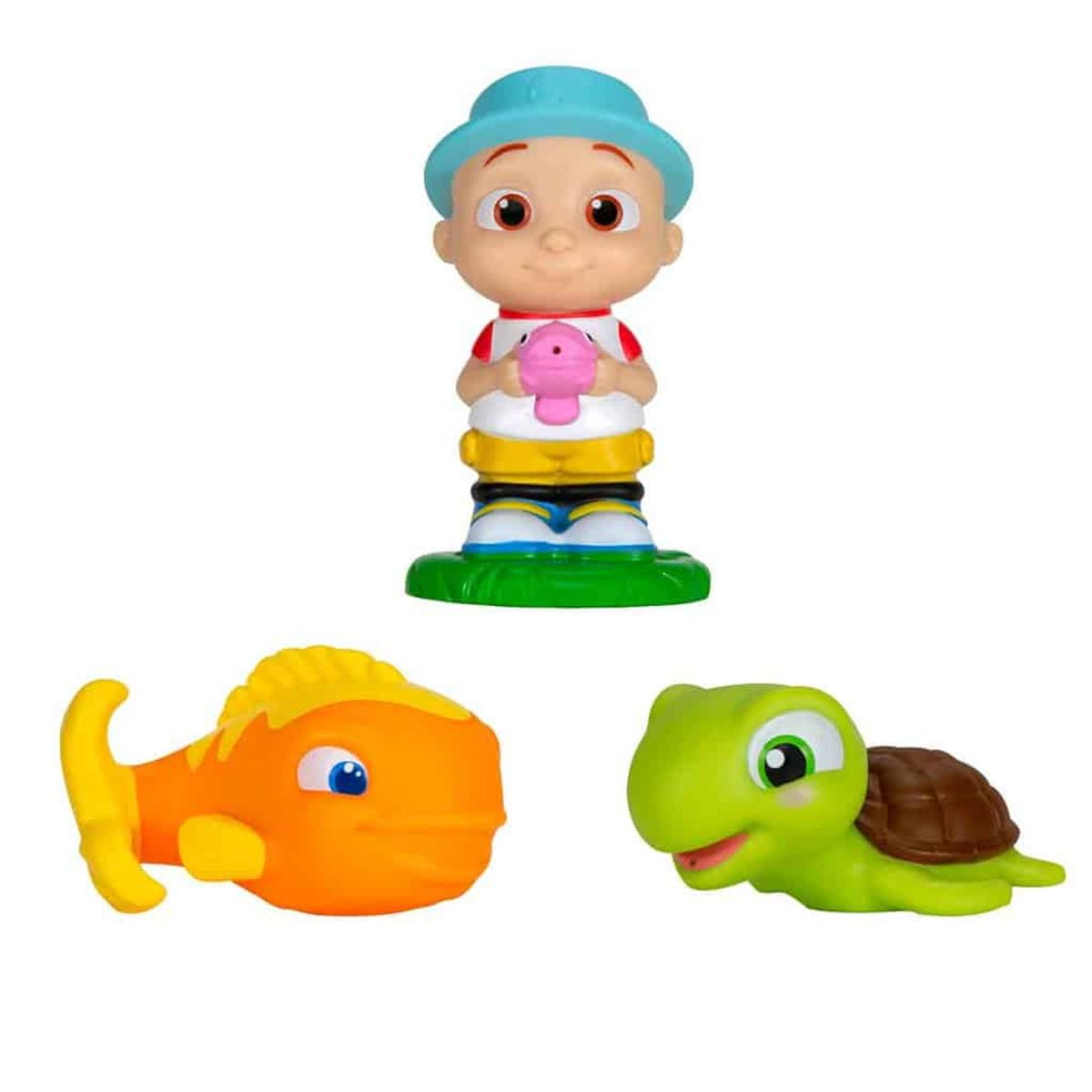 Cocomelon Bath Squirters, JJ Fishing