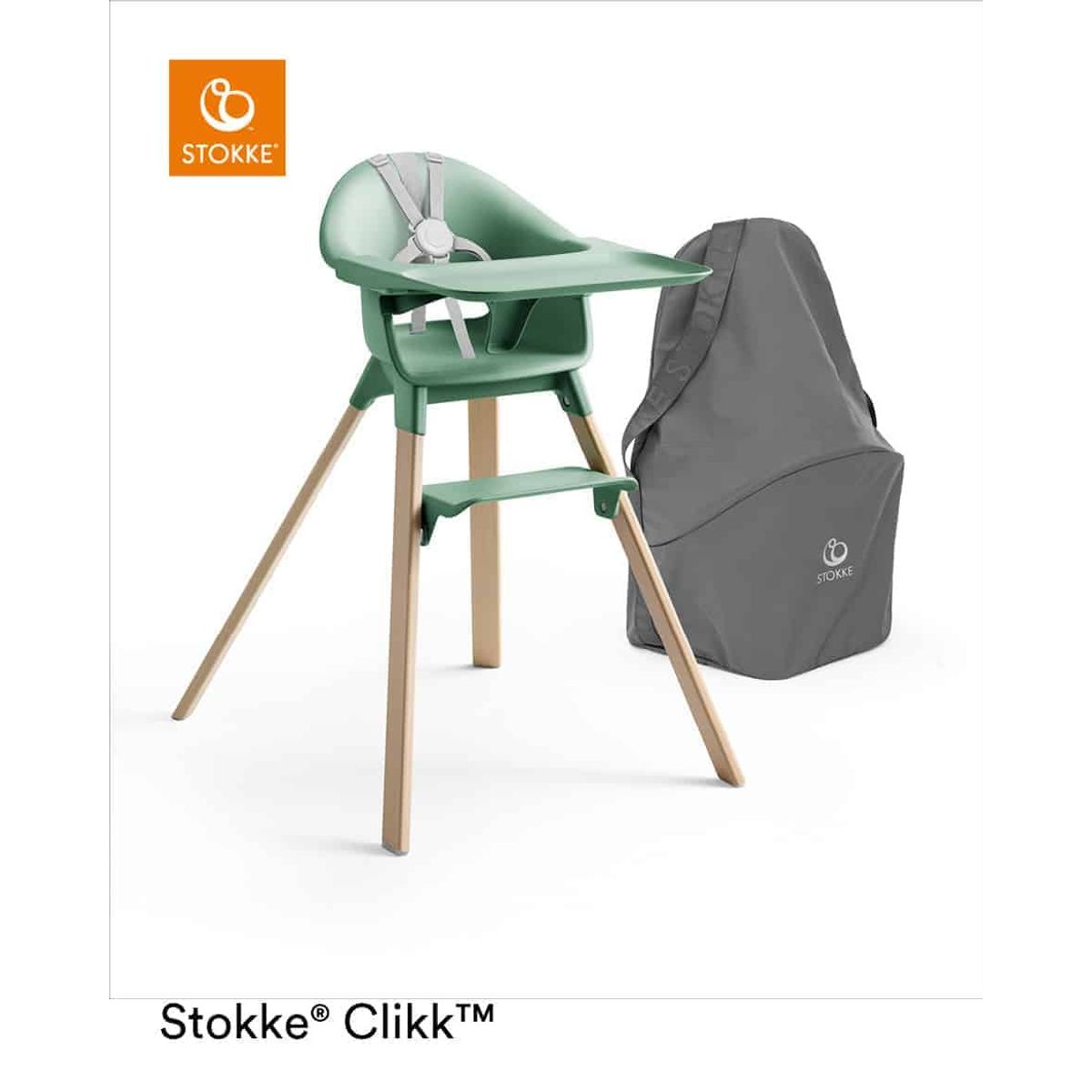 Clikk Stol Inkl. Rejsetaske - Clover Green