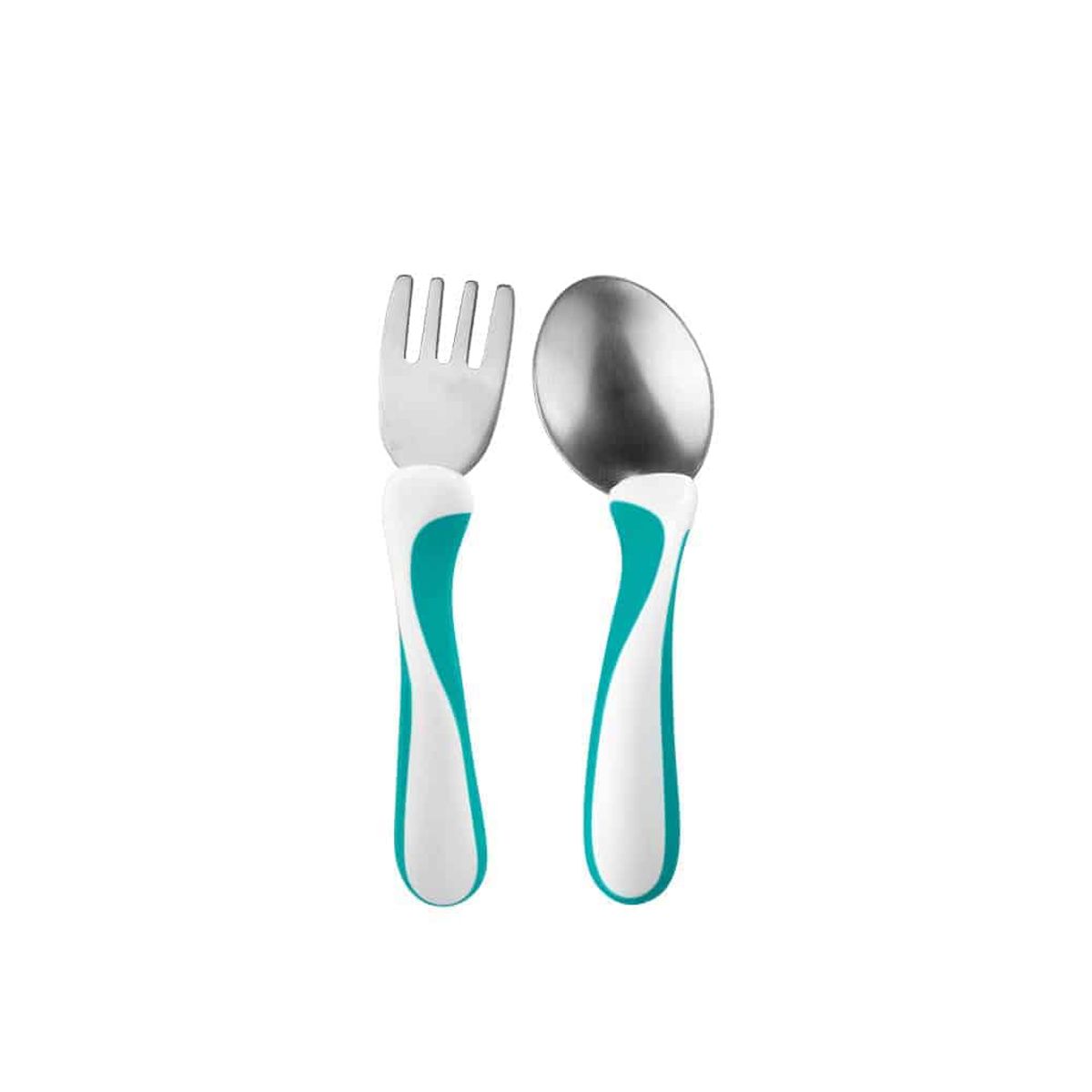 Bambino My First Fork & Spoon - Turkis