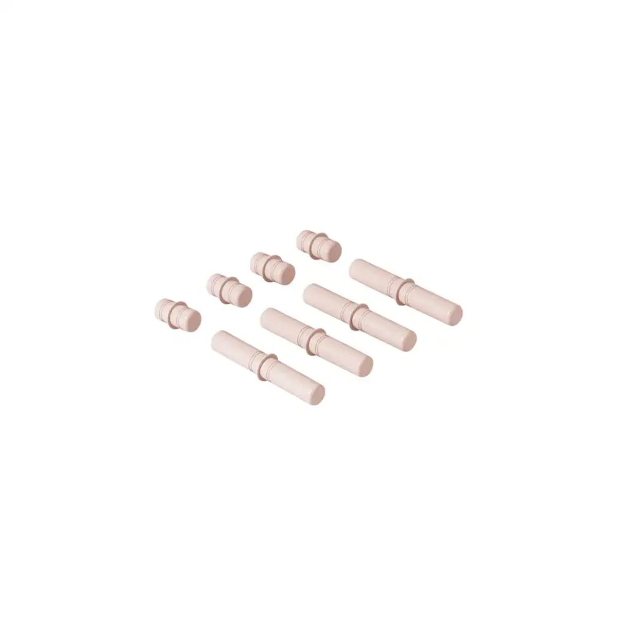 Modu 8 x Connector Pegs Soft Rose