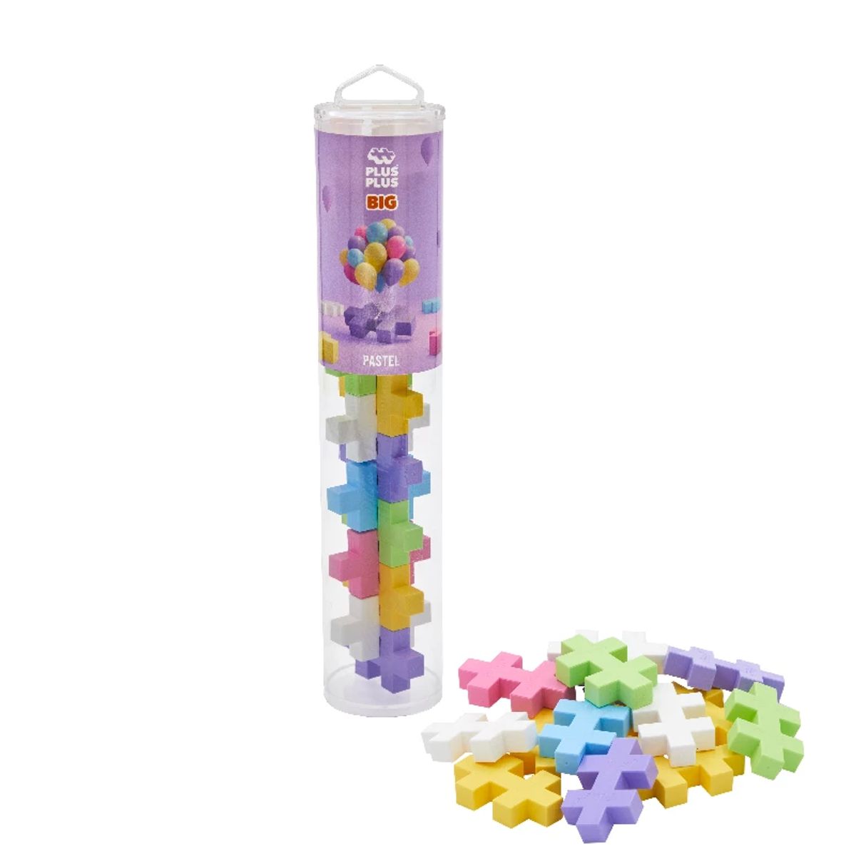 Tube Plus-Plus BIG Pastel 15 pcs / Tube 2x10"