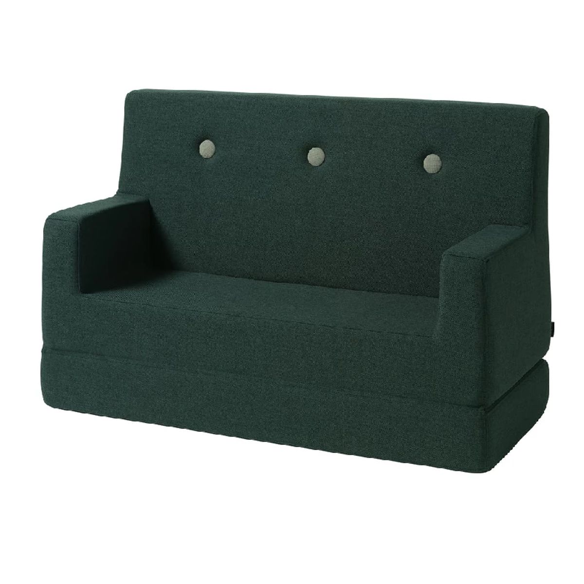 by Klipklap Kids Sofa - Flere Farver - Deep Green w. Light Green