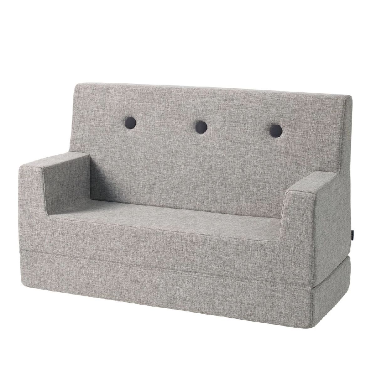 by Klipklap Kids Sofa - Flere Farver - Multi Grey w. Grey