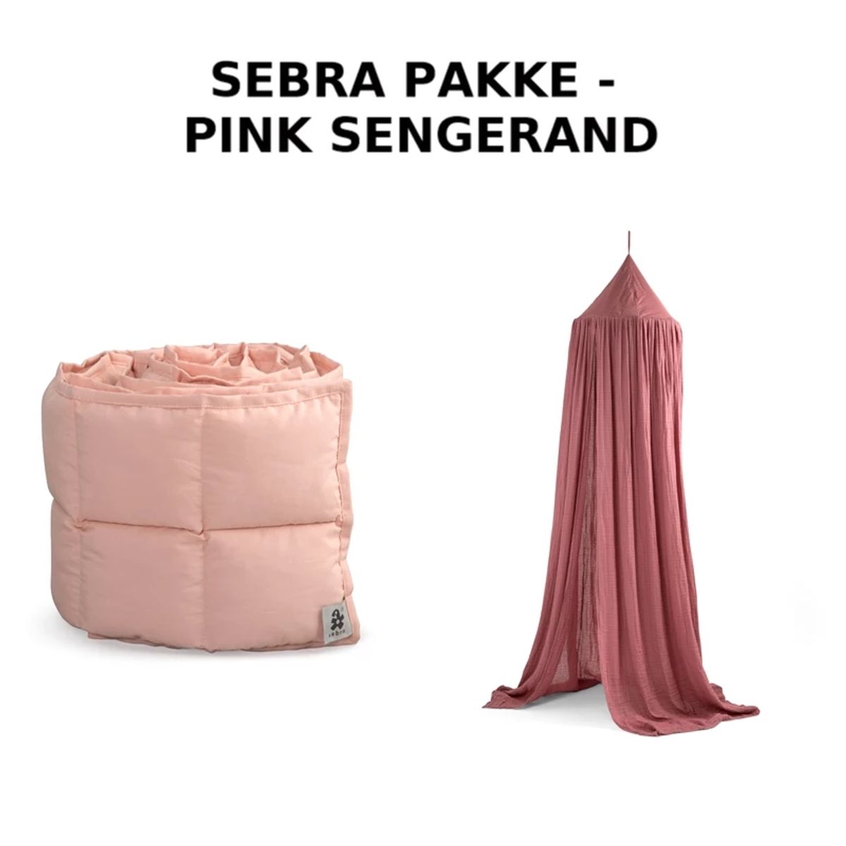 Sebra Pakke - Pink Sengerand