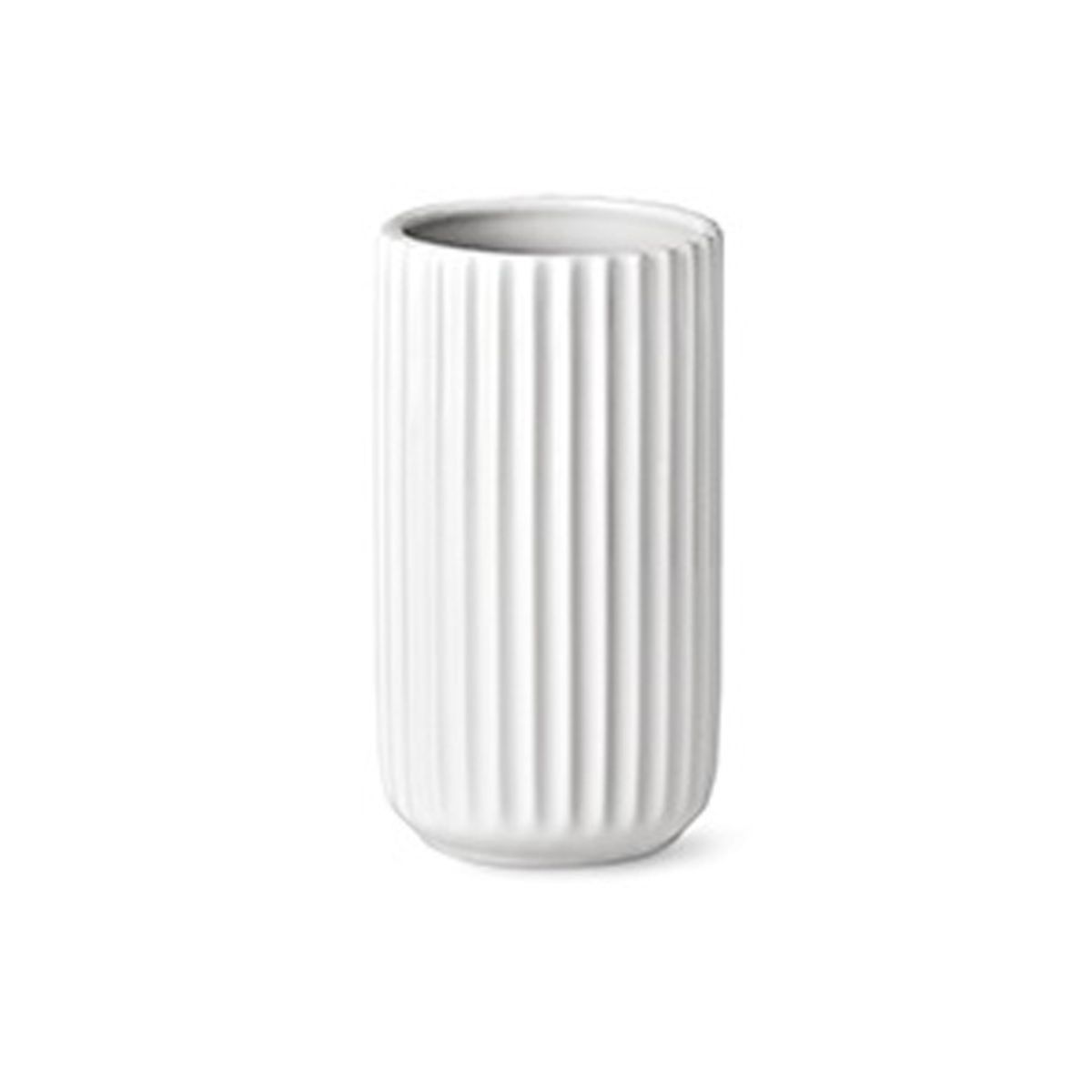 Lyngby Vase - 9 cm - hvid porcelæn