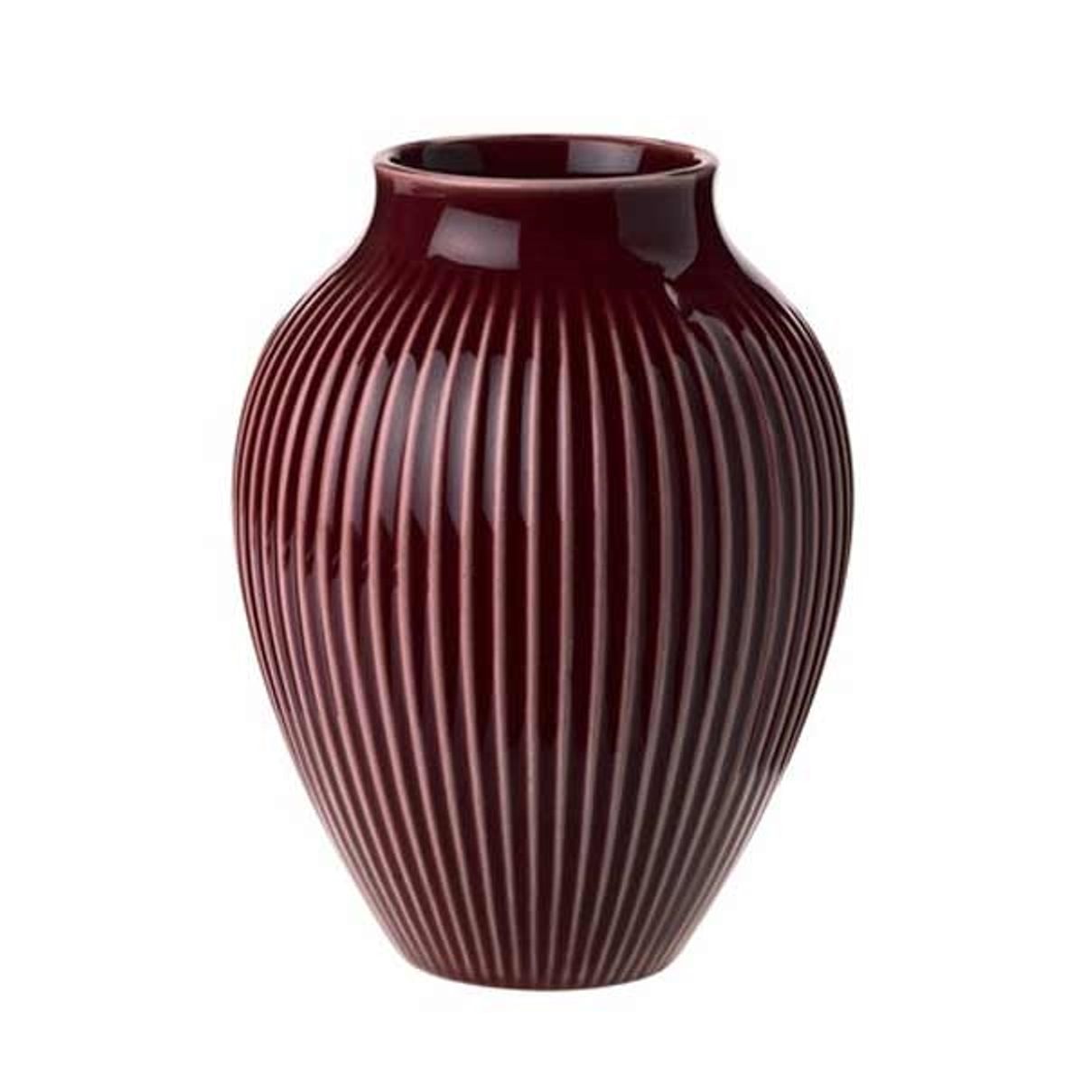 Knabstrup Vase - Ripple Berry - 27 cm