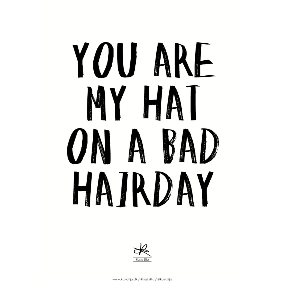 A4 Plakat - BAD HAIRDAY