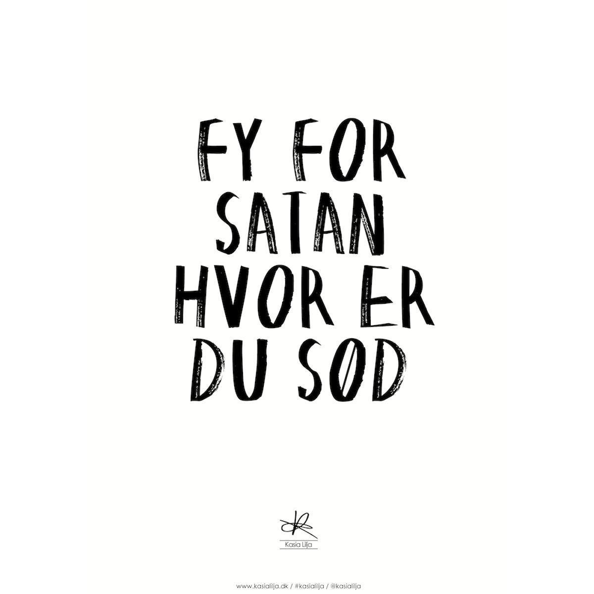 A5 Kort - SATAN SØD