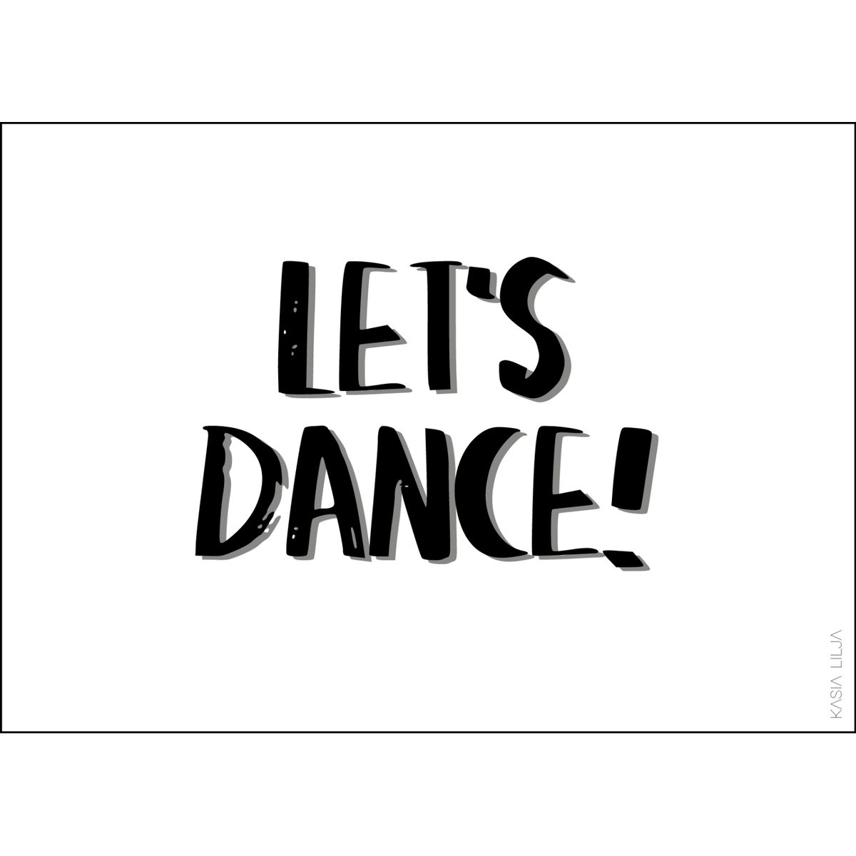 LET´S DANCE! / A6 kort