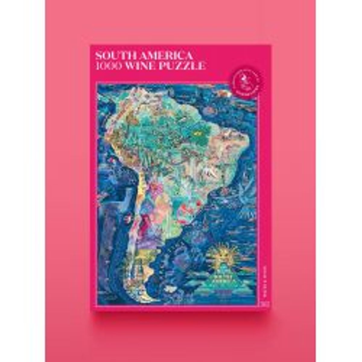 Water & Wines Wine Puzzle - South America - Puslespil