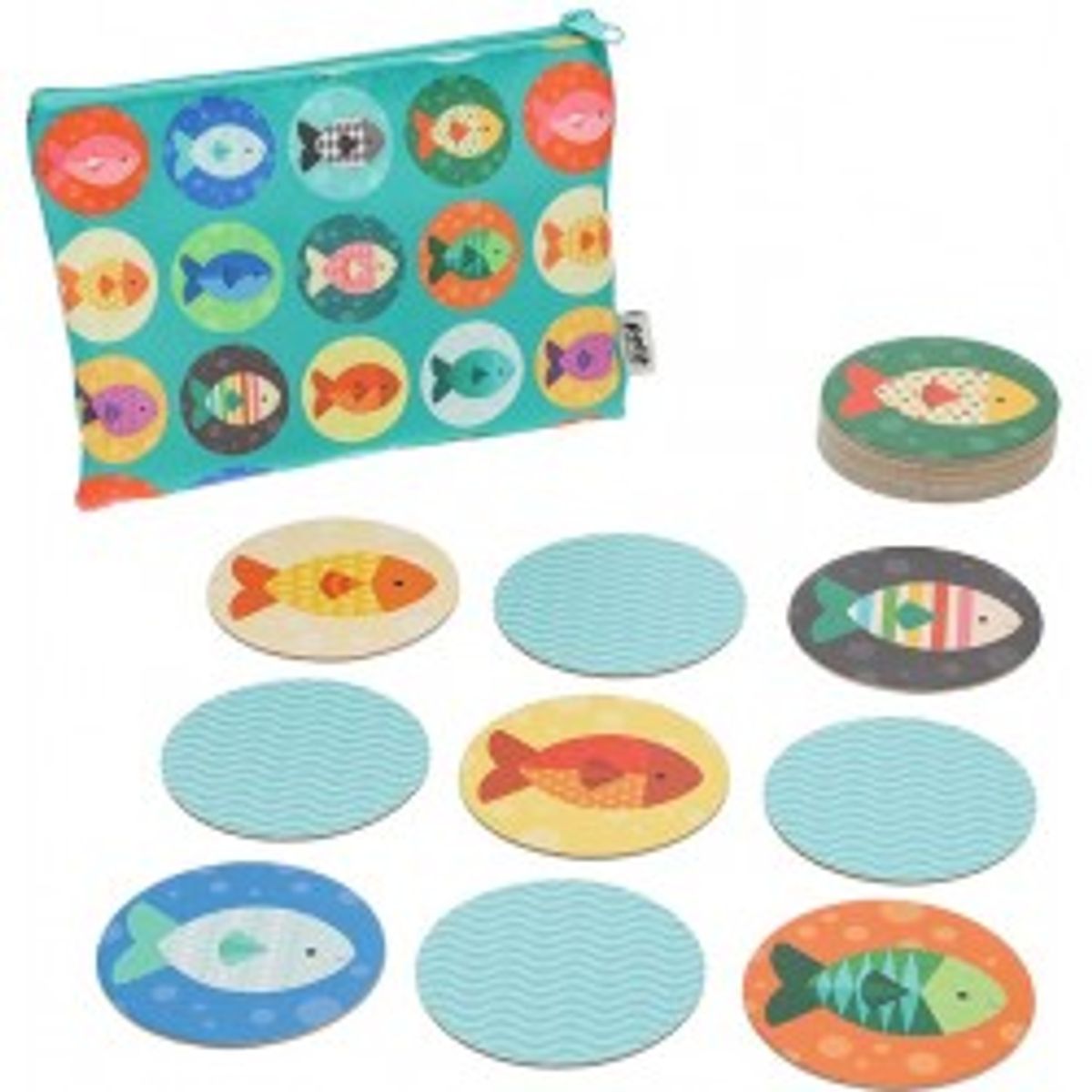 Petit Collage Memory Game Gone Fishing - Spil