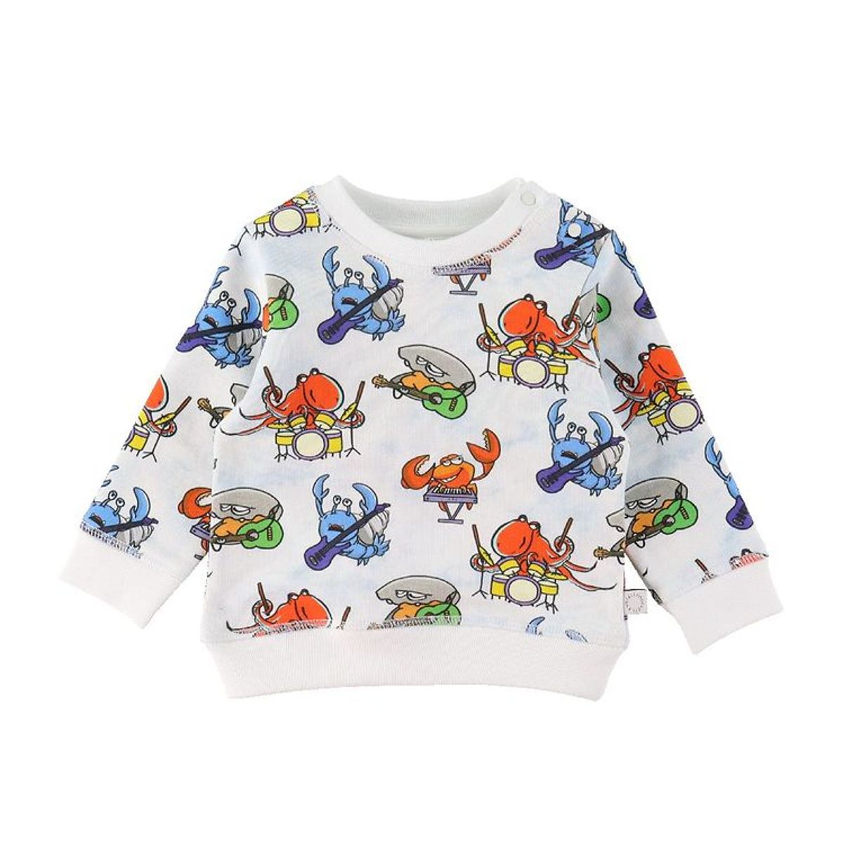 Stella McCartney Kids Sweatshirt - Hvid m. Havprint