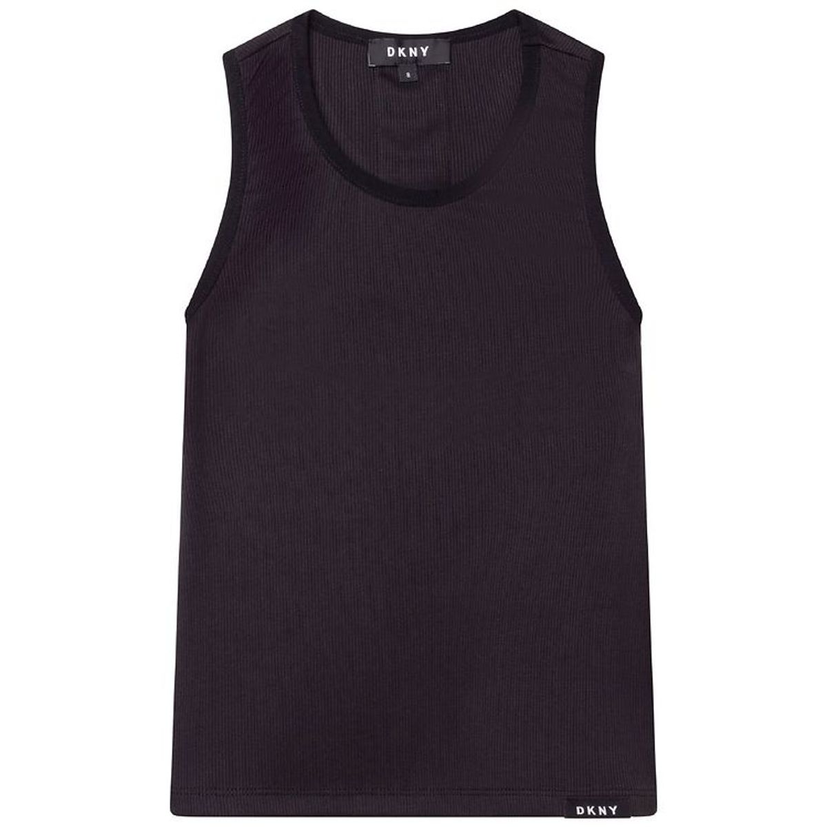 DKNY Tanktop - Rib - Summer - Sort m. Print