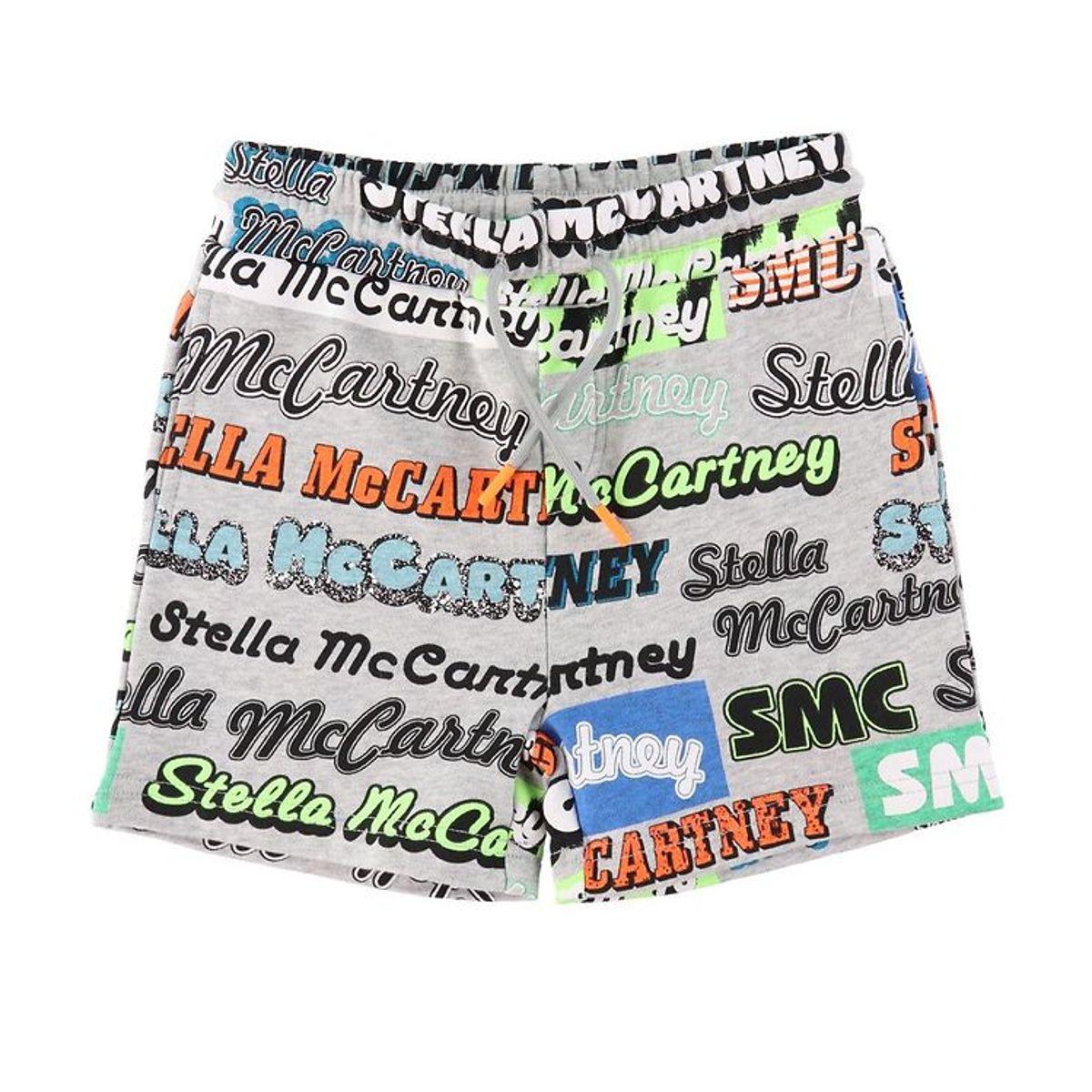 Stella McCartney Kids Shorts - Logo Sport - Gråmeleret m. Stella