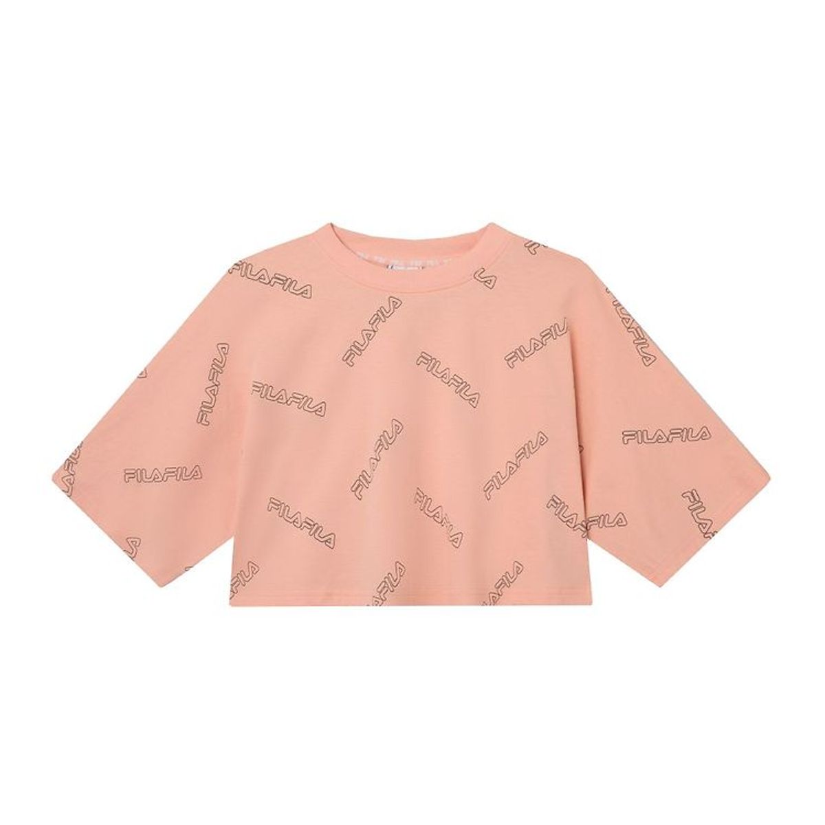 Fila T-shirt - Jamilia Cropped - Coral Cloud